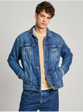 Modrá pánská džínová bunda Pepe Jeans