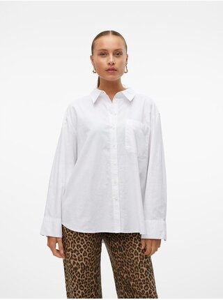 Biela dámska košeľa Vero Moda Ida