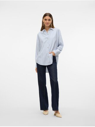 Modro-bílá dámská pruhovaná košile Vero Moda Nora