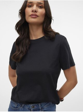 Čierne dámske tričko Vero Moda Paulina