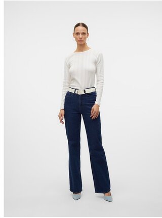 Biele dámske tričko Vero Moda Lisa