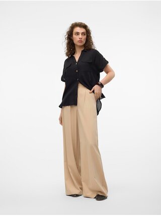 Čierna dámska košeľa Vero Moda Bumpy