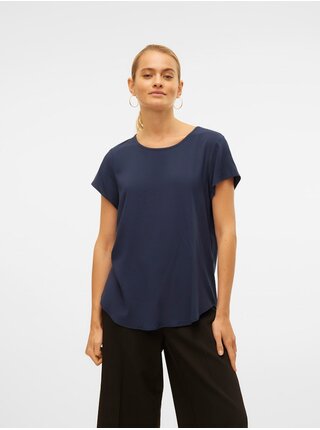 Tmavomodrá dámska blúzka Vero Moda Bella