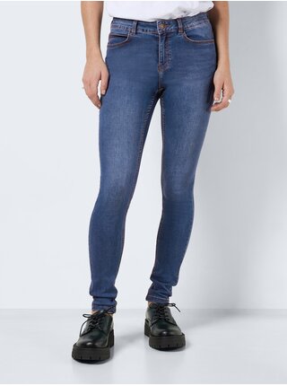 Tmavě modré dámské skinny fit džíny Noisy May Billie