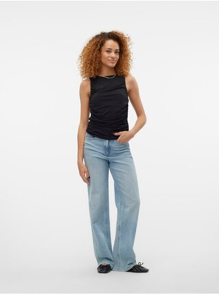 Čierne dámske tielko AWARE by VERO MODA Kalea