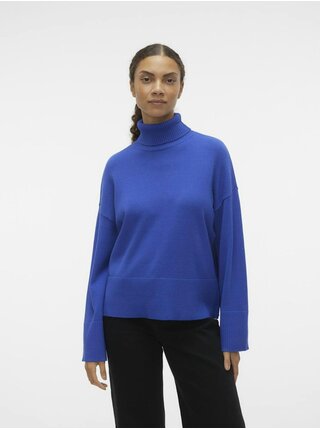 Modrý dámský rolák AWARE by VERO MODA Gisela