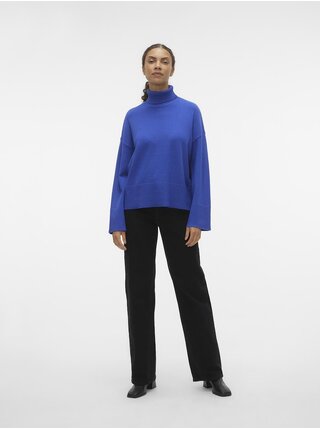 Modrý dámský rolák AWARE by VERO MODA Gisela