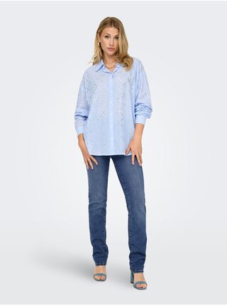 Modré dámské slim fit džíny ONLY Sui