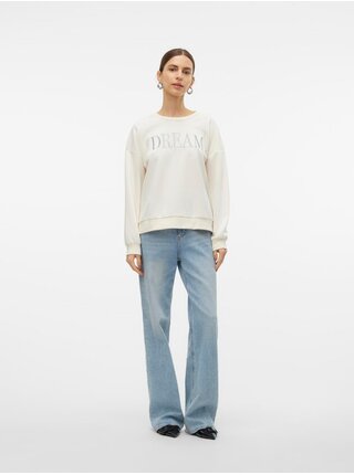 Krémová dámská mikina Vero Moda Irola