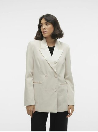 Krémové dámske sako VERO MODA Holly  