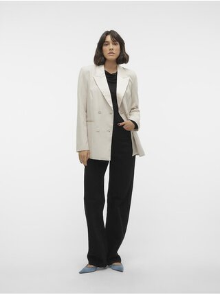 Krémové dámske sako VERO MODA Holly  