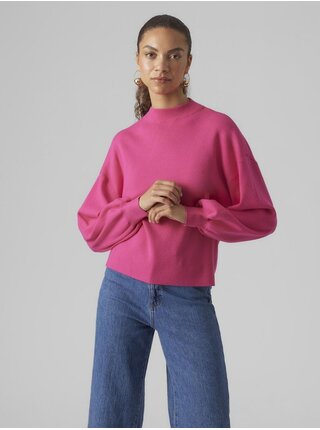 Růžový dámský svetr VERO MODA Nancy  