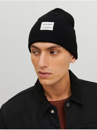 Čierna čapica Jack & Jones Clong