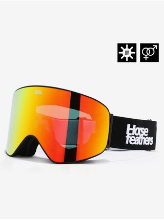 Snowboardové brýle Edmond - black/mirror red HORSEFEATHERS