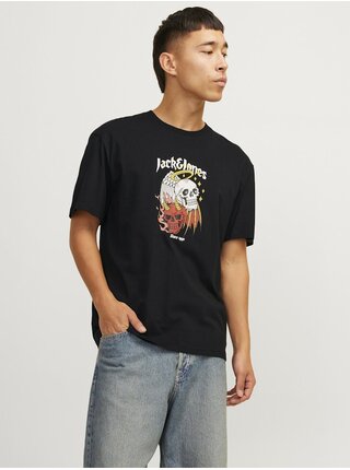 Černé pánské tričko Jack & Jones Seven

