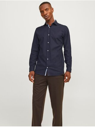 Tmavě modrá pánská košile Jack & Jones Parker