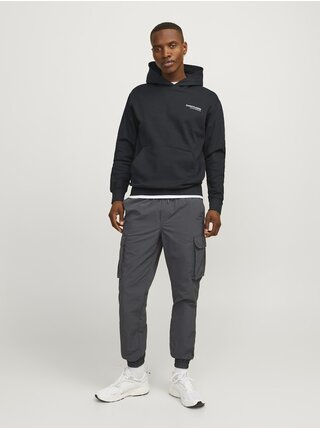 Černá pánská mikina s kapucí Jack & Jones