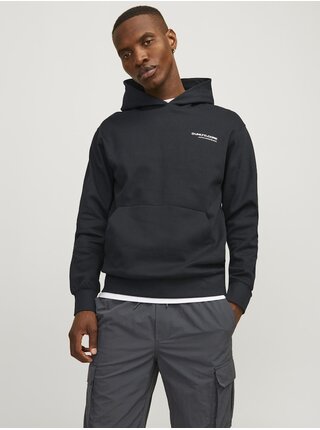 Černá pánská mikina s kapucí Jack & Jones