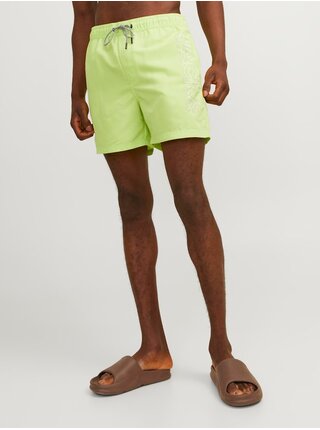 Zelené pánské plavky Jack & Jones Fiji