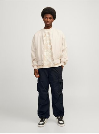 Černé pánské cargo kalhoty Jack & Jones Parachute