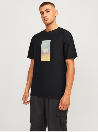 Černé pánské tričko Jack & Jones Aruba