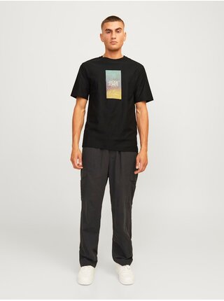 Černé pánské tričko Jack & Jones Aruba