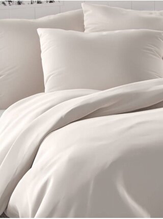 Saténové prodloužené povlečení LUXURY COLLECTION 140x220, 70x90cm bílé
