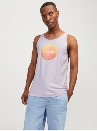 Světle fialové pánské tílko Jack & Jones Aruba