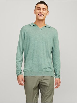 Zelený pánský svetr Jack & Jones Cigor