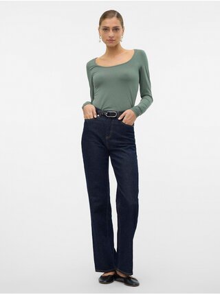 Zelené dámské tričko Vero Moda Lulu
