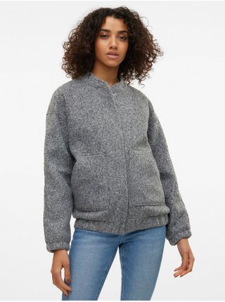 Šedý dámský bomber Vero Moda Amber