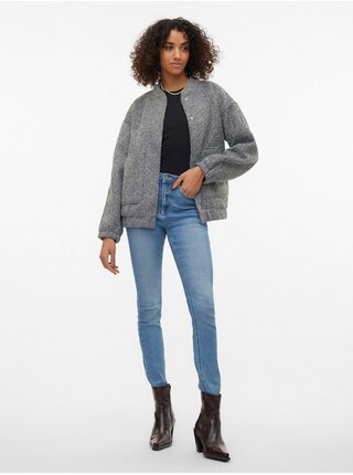 Šedý dámský bomber Vero Moda Amber