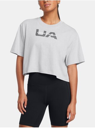 Dámské tričko Under Armour UA W BOXY CROP BRANDED SS