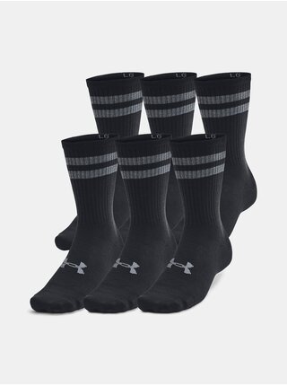 Unisexové ponožky Under Armour UA Essential 6pk Crew