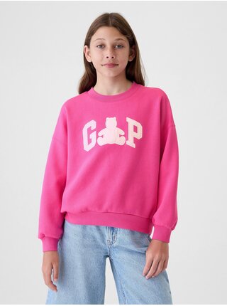 Růžová holčičí mikina GAP Brannan