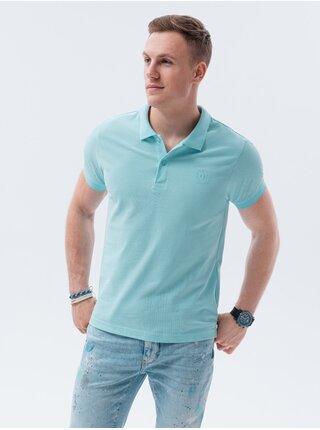 Pánská polokošile z pleteného pique úpletu  Ombre Clothing