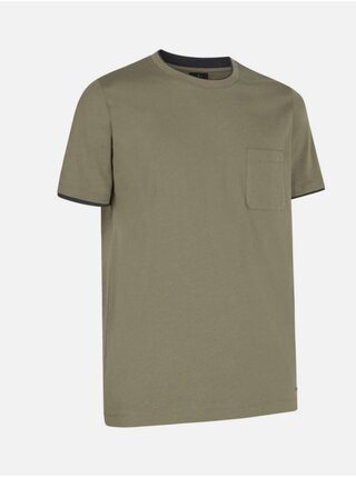 Olivové pánské tričko Geox T-shirt