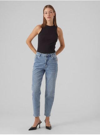 Světle modré dámské mom džíny Vero Moda Linda