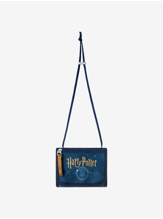 Modrá peňaženka na krk Baagl Harry Potter Bradavice