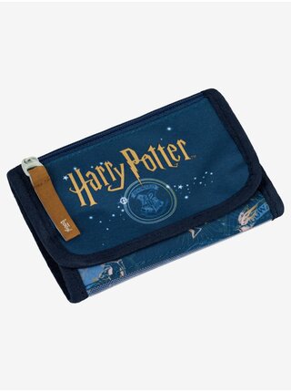Modrá peňaženka na krk Baagl Harry Potter Bradavice