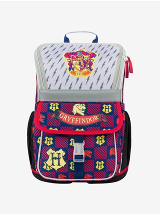 Červeno-modrá školní aktovka Zippy Harry Potter Nebelvír