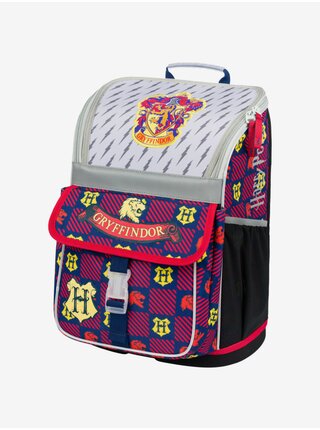 Červeno-modrá školní aktovka Zippy Harry Potter Nebelvír
