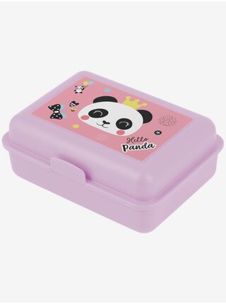 Fialový box na svačinu panda Baagl