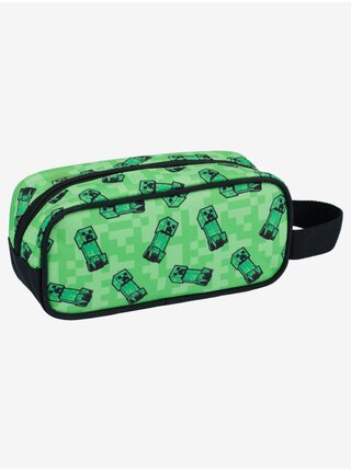 Zelený penál Baagl Minecraft Creeper