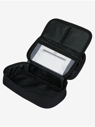 Černý školní penál etue Baagl Metallic Bronze