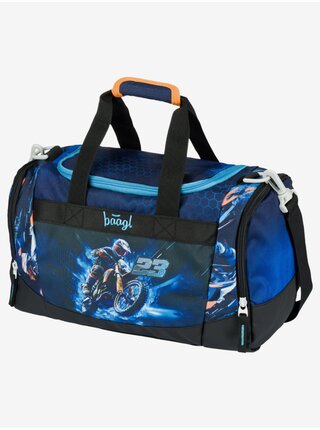 Modrá Dětská sportovní taška Motorka Baagl