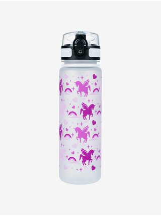 Fialová tritanová láhev na pití jednorožec království, 500 ml Baagl
