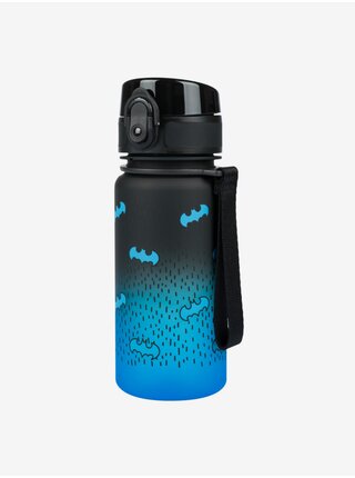 Černá tritanová láhev na pití gradient batman blue, 350 ml Baagl