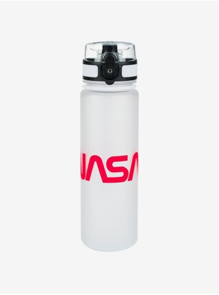 Bílá tritanová láhev na pití nasa, 500 ml Baagl