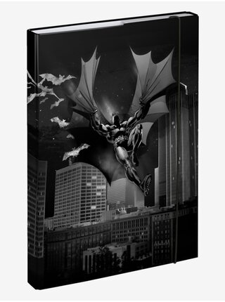 Černé Desky na školní sešity A4 Batman Dark City Baagl